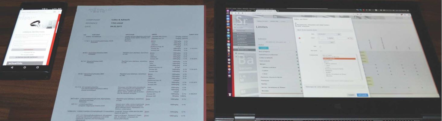 MOLECULT — interface admin + génération de documents PDF.
